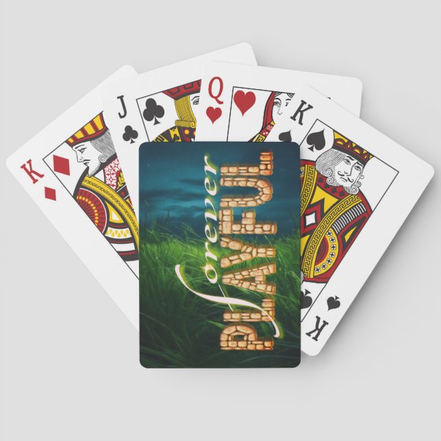 Playful Forever: Embrace the Child Within" Playing Cards (Back)