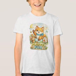 Playful Fox Tri-Blend Shirt