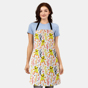 Playful Frogs Apron