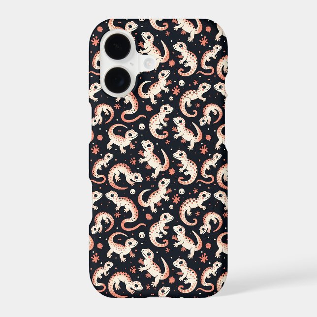 Playful Gecko Pattern (Back)