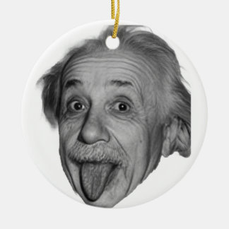 Playful Genius – Albert Einstein Ceramic Tree Decoration