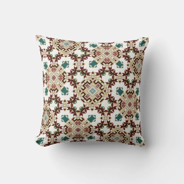 Playful Geometric Bliss  Cushion (Front)