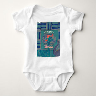 Playful Giraffe Art: An African Delight Baby Bodysuit