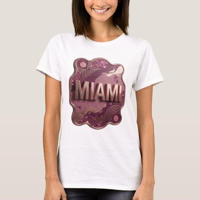 Playful Gold MIAMI Custom Tee (Front)