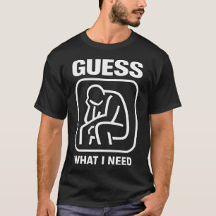 Playful Guessing Bathroom Humour Stick_ Figure T-Shirt