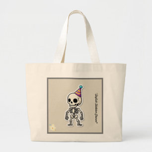 "Playful Halloween Illustration" Large Tote Bag