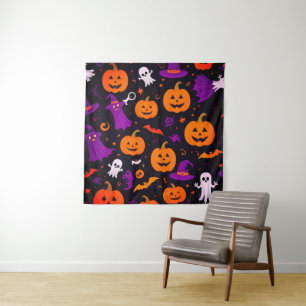 Playful Halloween  Tapestry