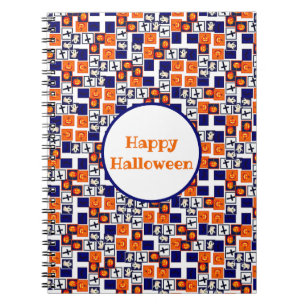 playful Halloween-themed pattern Notebook