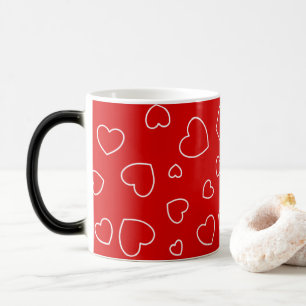 Playful Happy Hearts - Lovely Red Mug