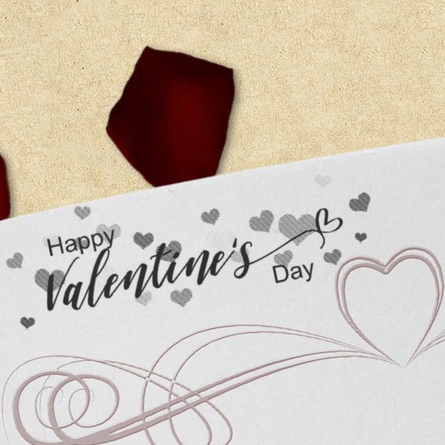 Playful Happy Valentines Day Cute Hearts Self-inking Stamp (Creator Uploaded)