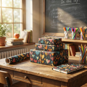 Playful Heart Classroom: Kids' Colourful Art Wrapping Paper