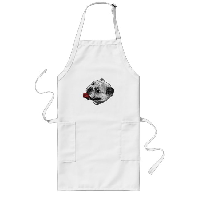 Playful Kitchen Pop Long Apron (Front)