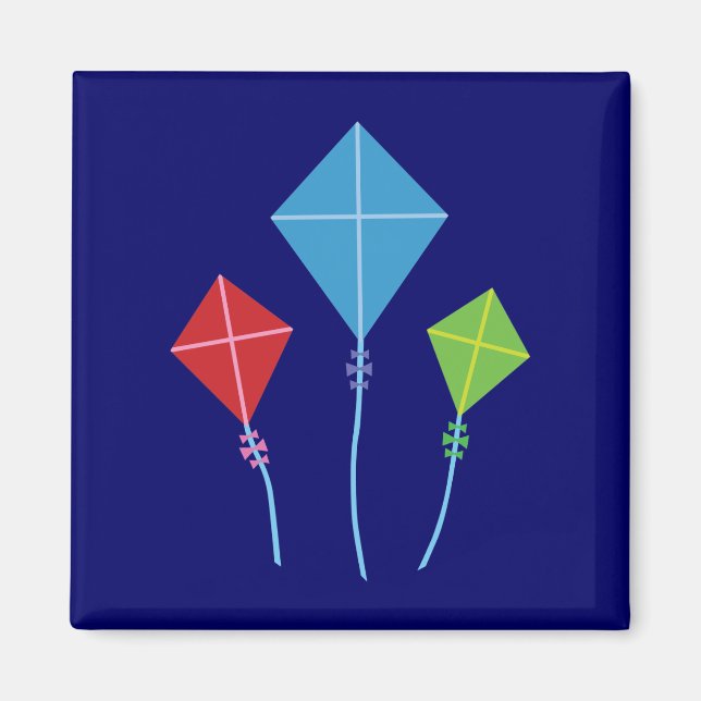 Playful Kites Magnet (Front)