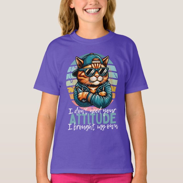 Playful Kitten  T-Shirt (Front)