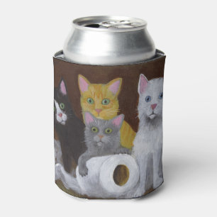 Playful Kittens Can Cooler