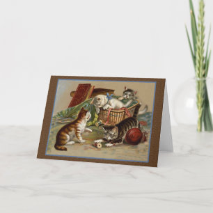 Playful Kittens Card