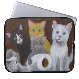 Playful Kittens Laptop Sleeve