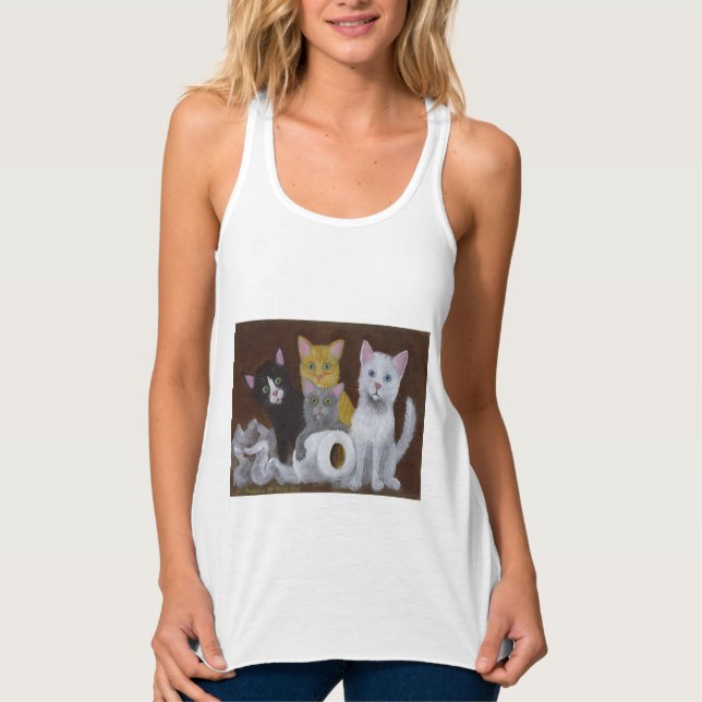Playful Kittens Singlet (Front)