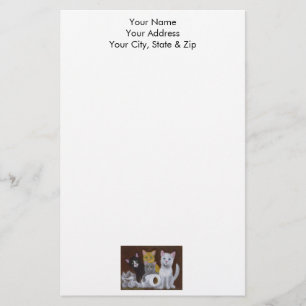 Playful Kittens Stationery