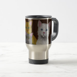 Playful Kittens Travel Mug
