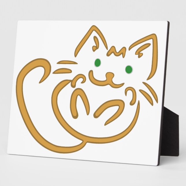 Playful Kitty Plaque (Side)