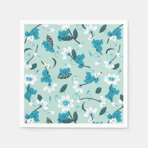 Playful Koala Pattern Cute Animal and Nature Art Napkin