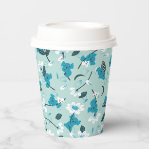 Playful Koala Pattern Cute Animal and Nature Art Paper Cups