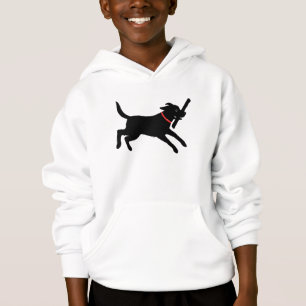 Playful Labrador Retriever Dog Black Lab Running