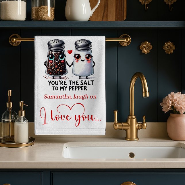 Playful Love Gift Funny Food Towel Custom Name (Playful Love Gift Funny Food Towel Custom Name)
