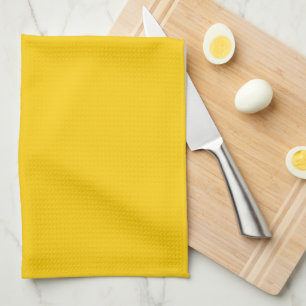Playful Marigold Gold   Tea Towel