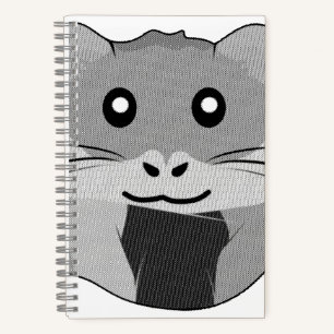 Playful Minimalist Hamster Notebook