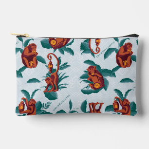 Playful Monkeys Pattern of The White Lotus Accessory Pouch