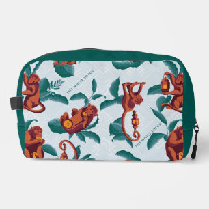 Playful Monkeys Pattern of The White Lotus Dopp Kit