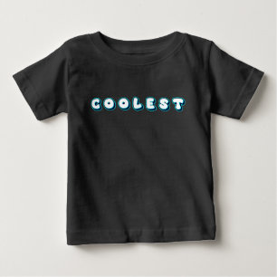 Playful Neon Typography Baby T-Shirt