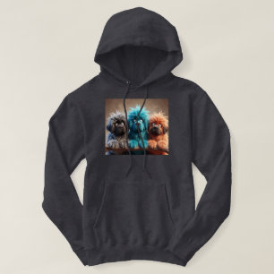 Playful newfies hoodie