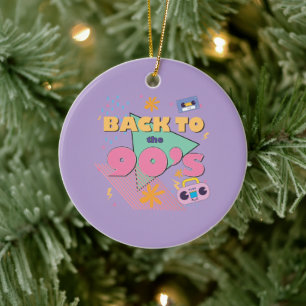 Playful Nostalgia Design Ceramic Tree Decoration