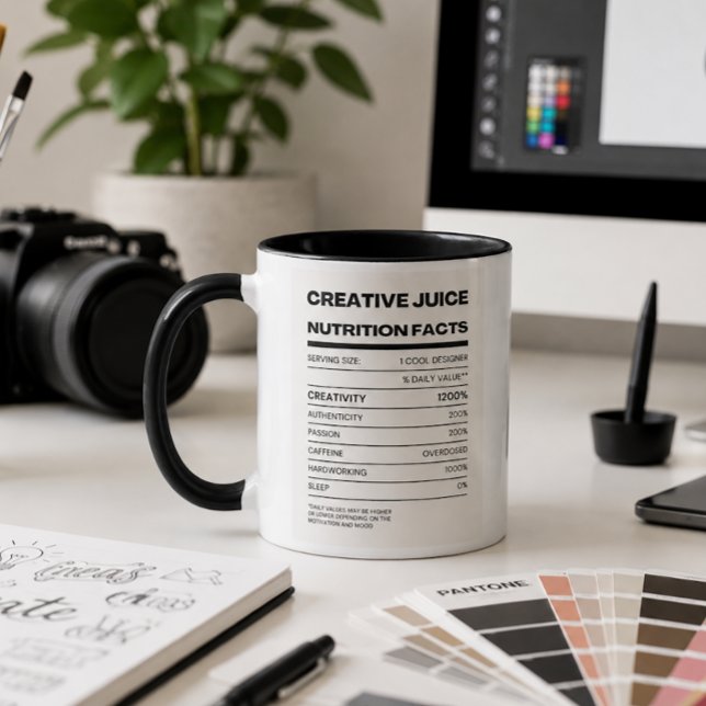  Playful Nutrition Facts Label for Creative Juice  Mug (Creator Uploaded)