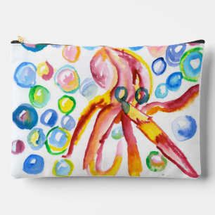 Playful Octopus Makeup Bag