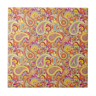Playful Paisley Tile