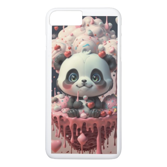 Playful Panda iPhone Cover Design (Back)