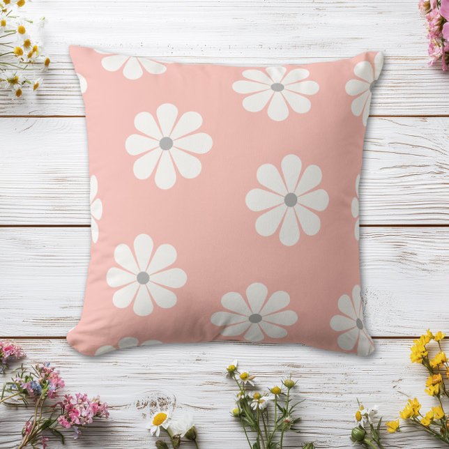 Playful Pastel Daisy Pattern Cushion (Creator Uploaded)