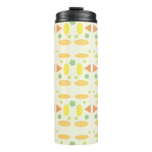Playful Pastel Seamless Design Thermal Tumbler (Front)