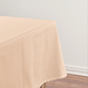 Playful Peach Beige Tablecloth