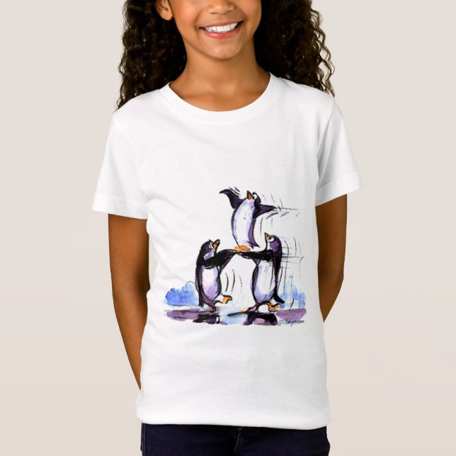pLaYfUL pEnGuIns T-Shirt (Front)