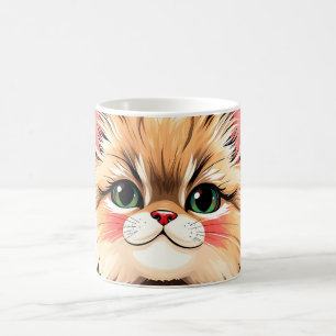 Playful Persian Cat Coffee Mug