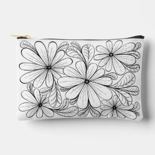 Playful Petals Zipper Pouch