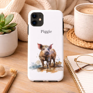 Playful Piglet, custom Case-Mate iPhone Case
