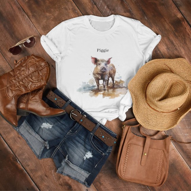 Playful Piglet, custom T-Shirt (Creator Uploaded)