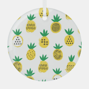 Playful Pineapples: Kid-Friendly Vintage Glass Tree Decoration