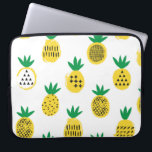 Playful Pineapples: Kid-Friendly Vintage Laptop Sleeve<br><div class="desc">Pineapple seamless pattern. Kid design. Vintage illustration.
Pineapple seamless pattern. Kid-friendly and vintage-inspired.
Pineapple seamless pattern in a kid-friendly vintage illustration.
background,  pattern,  illustration,  flower,  texture,  decor,  food,  summer,  baby,  hand drawn,  leaf,  white,  child,  poster,  fruit,  seamless,  geometric,  kid,  cute,  tropical</div>
